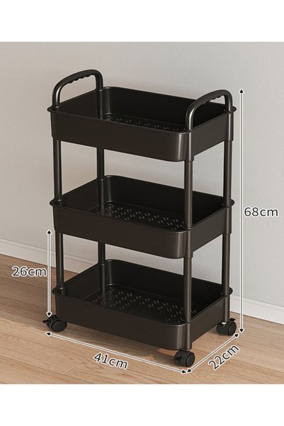 Generic 3 Layer Multifunctional Rolling Cart