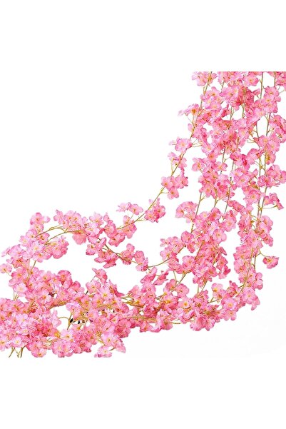 Generic Brand 3x Ghirlande artificiale de flori de cireș, 1,8m – 135 flori de...