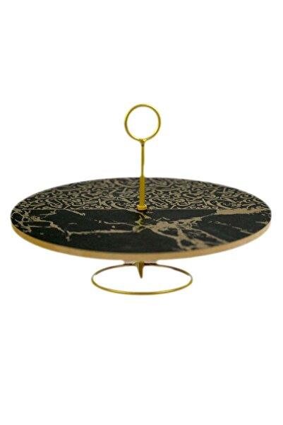 Generic Decorative Wooden Round Cake Tray/Wooden Distressed Table Tray/Farmho...