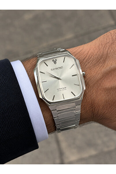 Raymond Ultra Slim Steel Cord Men's Watch