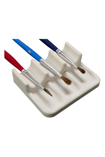 OEM Suport pentru 3 pensule, alb, din plastic