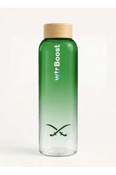 Generic WTRBOOST Glass Water Bottle 750ml – Saudi Arabia Design, Reusable Gla...