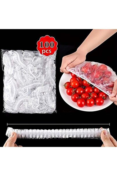 Generic 100pcs Disposable Elastic Food Covers, Fresh-keeping Bowl Covers, Sho...