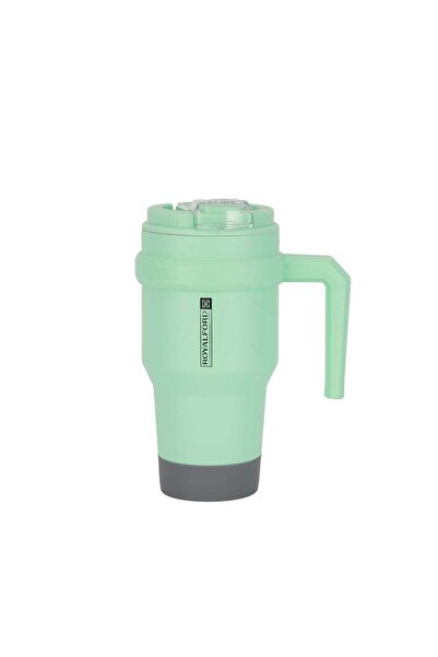Generic Royalford 1000 ml Double-Wall Stainless Steel Vacuum Mug | Handle, Le...