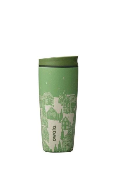 Generic Owala SmoothSip Slider Insulated Stainless Steel Coffee Mug, Travel M...