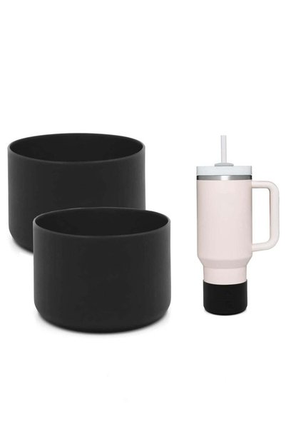 Generic 2 pack Silicone Boot For Stanley Quencher Tumbler 30 oz 40 oz, Bottom...