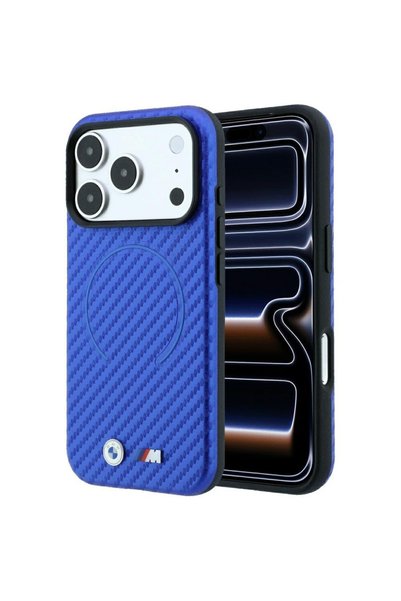 BMW Husă MagSafe M cu inel imprimat cu carbon pentru iPhone 18 Pro / 17 Pro a...