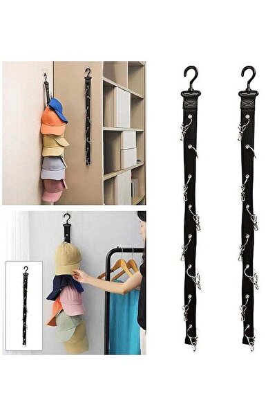 Generic 2 Pack Baseball Cap Rack, Hold Up To 8 Caps, Fitted Caps Sun Hats Org...