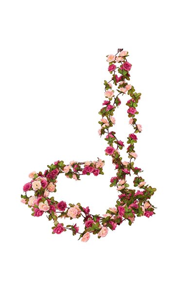 Generic Brand 3 Bucăți Ghirlandă de 45 de flori artificiale, Decorațiune flor...