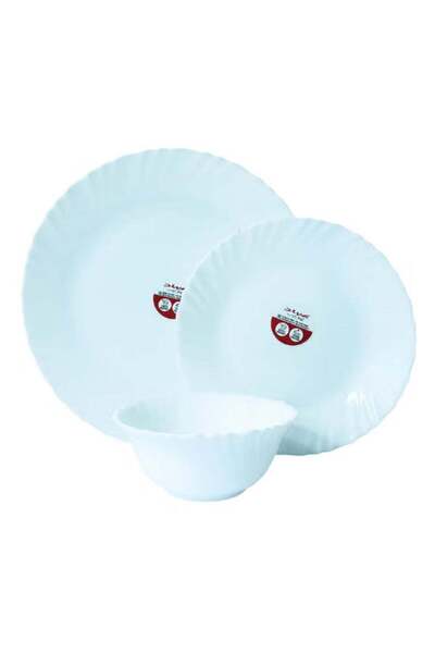 Generic La Opala Dinner Set 12pc Plain white