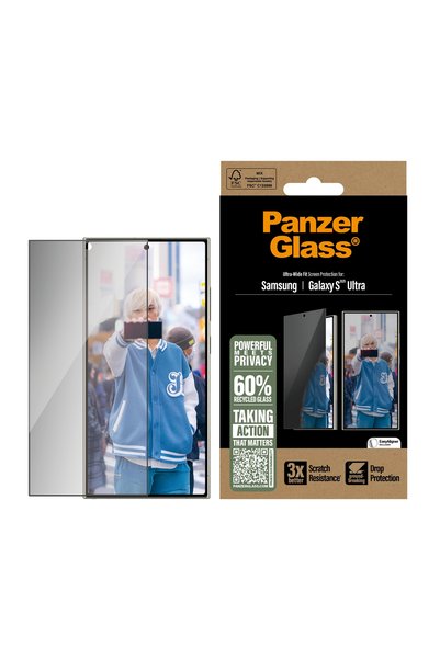 CARE by PanzerGlass® PanzerGlass Sticlă de confidențialitate cu potrivire ult...