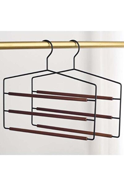 Generic 2pcs Multi-Layer Pants Hangers – Space Saving 3-Tier Trouser Hanger S...