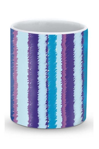 Generic Premium Lines Of Violet Designer Mug Blue