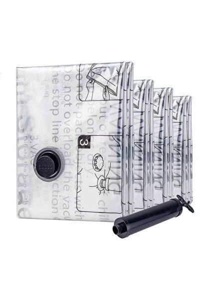 Generic 8 Pack Vacuum Storage Bags, Space Saver Bags with Travel Hand Pump, C...