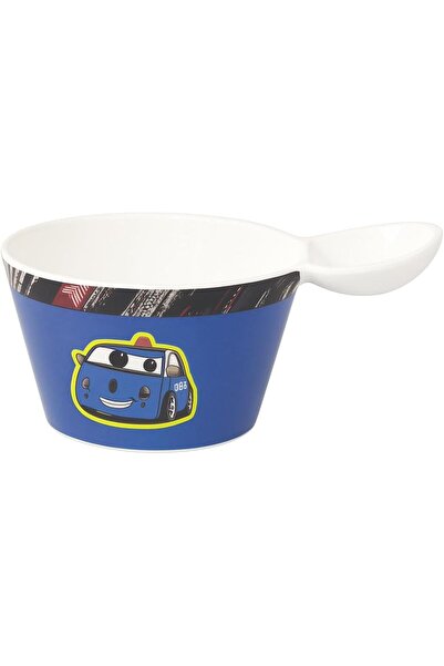 Generic Servewell Melamine Kids Fries Dip Bowl with Racing Car Design - 12.7cm