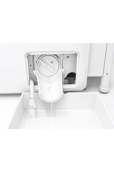 OEM Pâlnie de scurgere pentru mașina de spălat, albă, design compact