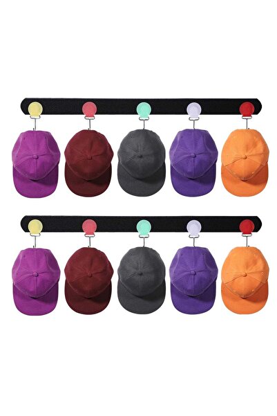Generic Hat Organizer Rack for Baseball Caps - Wall and Over The Door Closet ...