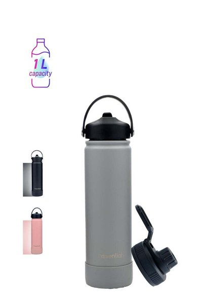 Generic Stainless Steel Water Bottle Flask Double-Walled Vacuum-Insulated 2 L...