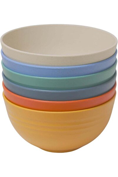 Generic Unbreakable Cereal Bowls - 24 oz Reusable Wheat Straw Bowl Set of 6 -...