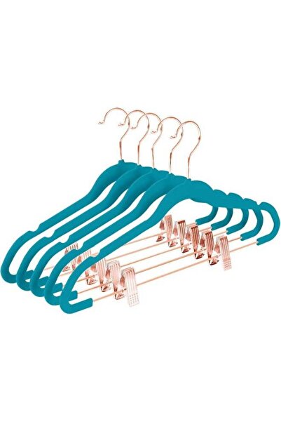 Generic MIZGI Premium Velvet Pants Hangers with Clips (Pack of 20) Slim Skirt...