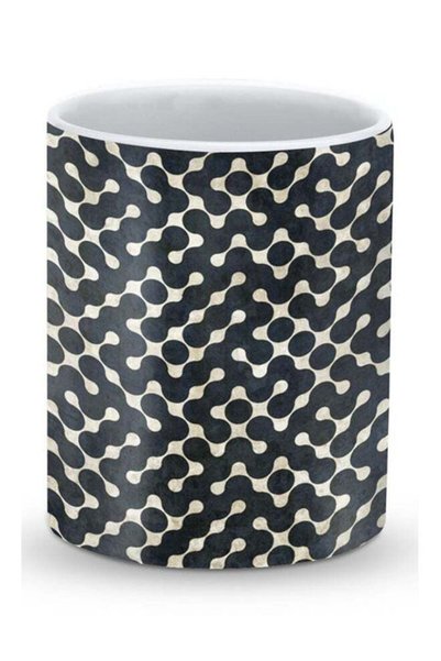 Generic Premium Connect The Dots Designer Mug Black/White