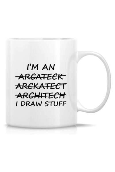 Generic Funny Mug - I'm An Architect I Draw Stuff 11 Oz Ceramic Coffee Mugs -...