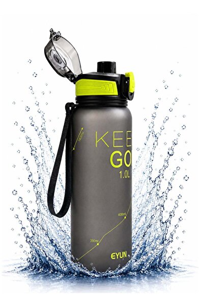 Generic 1000ml BPA Free EYUN Water Bottle with Water Level Scale, Leak Proof ...