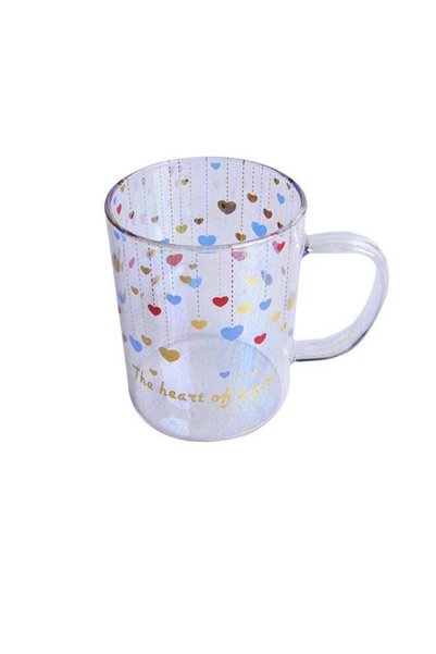 Generic Vibrant Glass Mug Multicolour