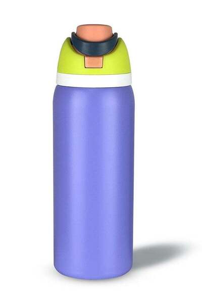 Generic Metal Insulated Water Bottle 32 oz Vacuum Stainless Steel Sports Wate...