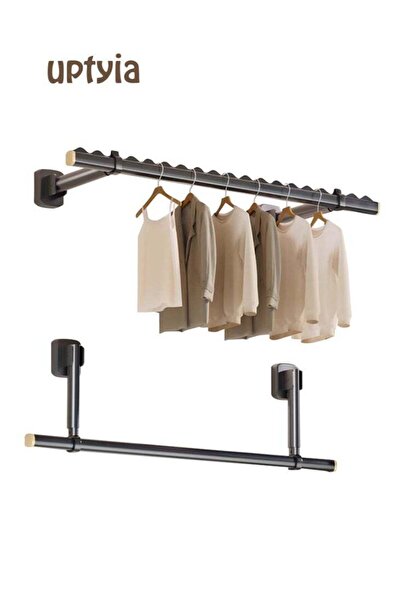 Generic Wall-Mounted Clothes Drying Rack Is Retractable And Foldable To Save ...