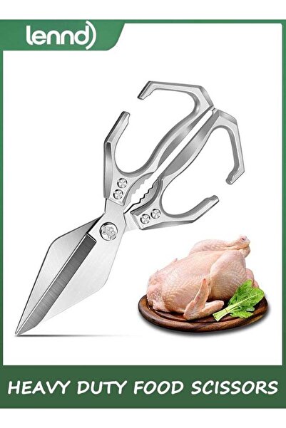 Generic Heavy Duty Poultry Shears Kitchen Scissors Dishwasher Safe with Ergon...