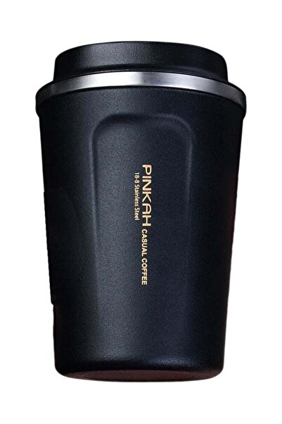 Generic Thermos Coffee Mug Black 380ml
