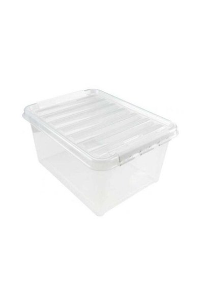 Generic Smartstore Classic 31 Storage Box With Lid Clear 50x26x39centimeter