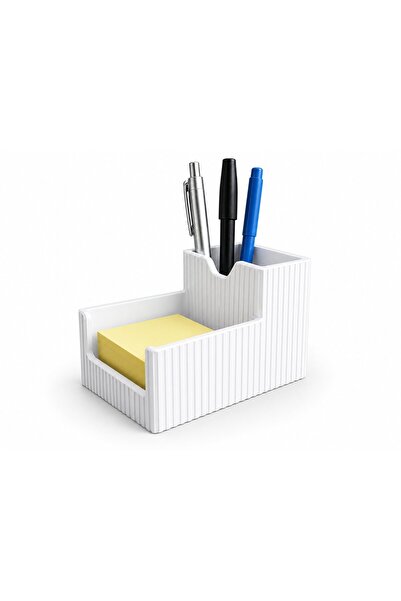 OEM Organizator de birou multifuncțional, Alb, 17x11x9cm, Design modern