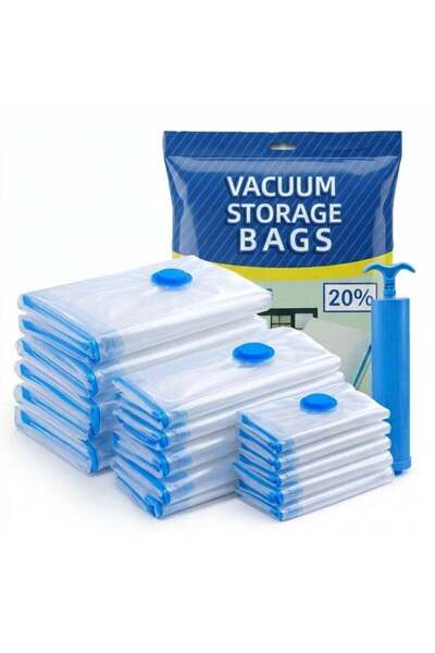 Generic Vacuum Storage Bags for clothes for travel with Zipper Airtight valve...