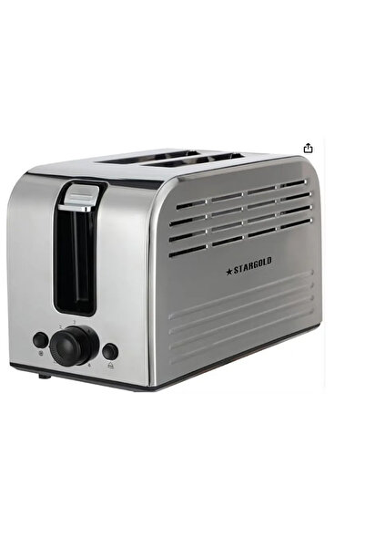 Stargold محمصة خبز توست ستانلس ستيل بفتحتين من ستار جولد SG-292BT