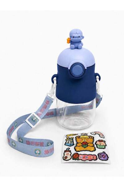 Generic Accessorize Kingdom Kids Water Bottle with Straw & Adjustable Shoulde...