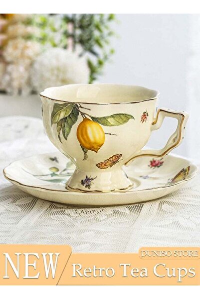 Generic Tea Cups and Retro Phnom Penh Tea Cups and Saucers Set Porcelain Tea ...