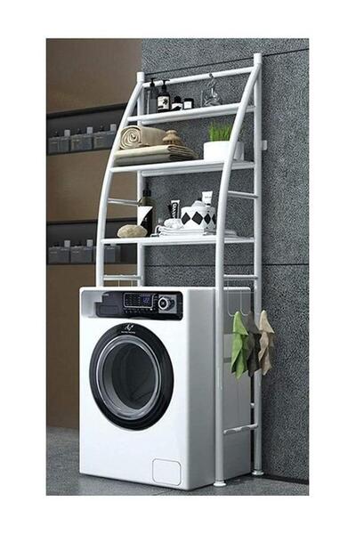 Generic 3-Shelf Washing Machine Space Saver Rack White