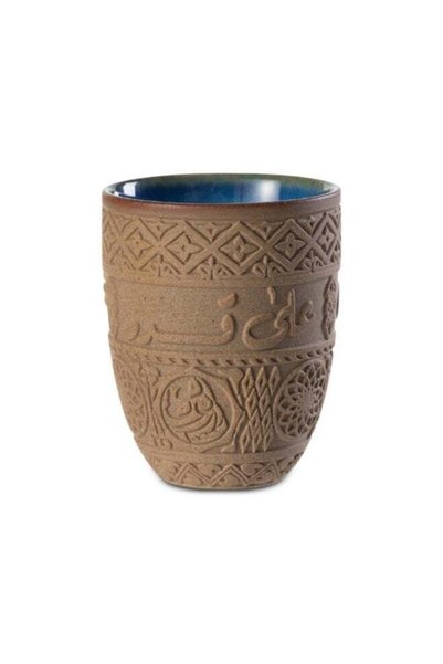 Generic Vintage Arabic-Style Ceramic Mug – Luxurious Coarse Pottery Cup suita...