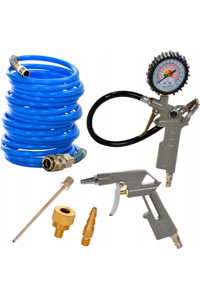 Kraft&dele Set furtunuri pentru pistol de vopsit pneumatic, 6 piese