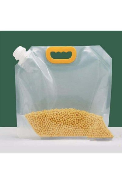 Generic Clear Grain Storage Suction Bags, Stand Up Sealed Odor-Resistant Pack...