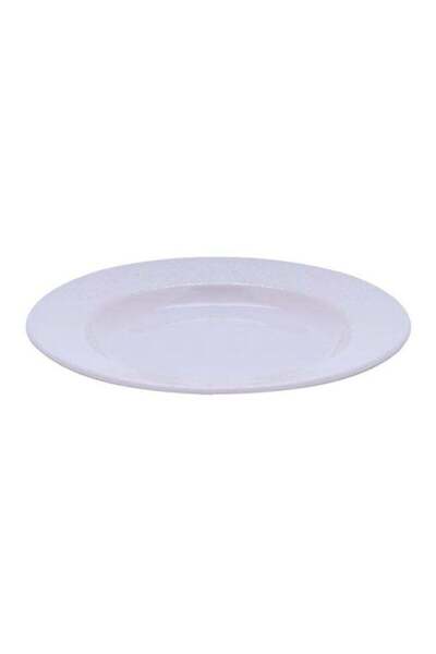 Generic Royalford 8 Inch Melamine White Pearl Dinner,Soup Deep Plate Pasta Pl...