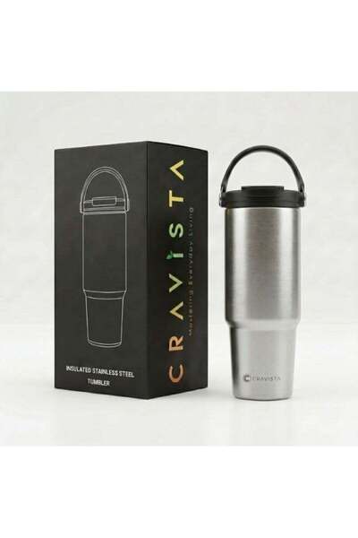 Generic CRAVISTA 900ml Vacuum Insulated Cup – Stainless Steel Double Wall Tra...
