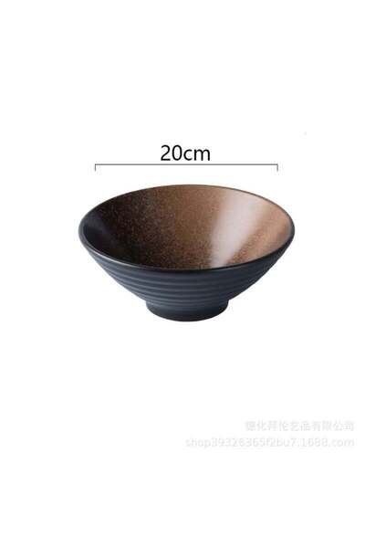 Generic Japanese Ceramic Bowl Household Large Ramen Bowl Rice Bowl Noodle Sou...