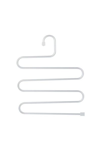 Generic Rack trouser Pants Closet Hangers Clothes Stainless Steel Organizer