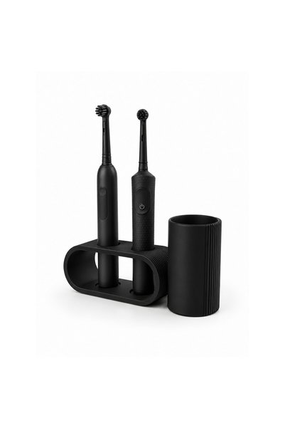 OEM Organizator de baie, suport pentru 2 periuțe de dinți electrice, comparti...