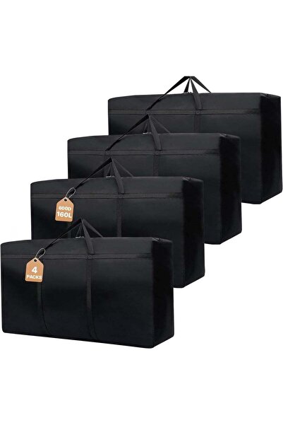 Generic 4 Pack 160L Heavy Duty Moving Large Bags,Camping Storage Moving Bags ...