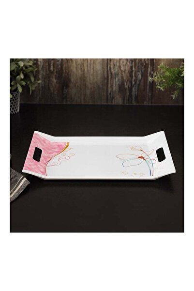 Generic Royalford Melamine Tray | 38.5x27.3x 1.6 cm | Robust Elegant Design, ...