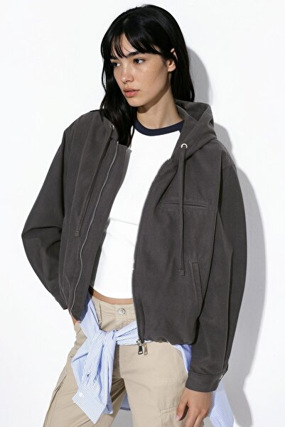 Hiccup Zippered Hooded Jacket
